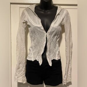 A/X Armani Exchange White Beachy Hoodie! 🐚